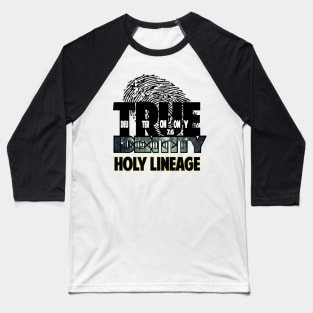 Deuteronomy 7:6 True Identity Holy Lineage ((Version 2 lighter background version)) Sons of Thunder Baseball T-Shirt